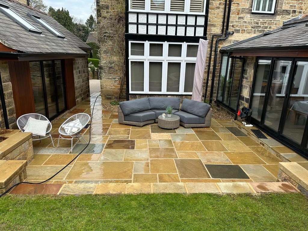block paving after cleaning