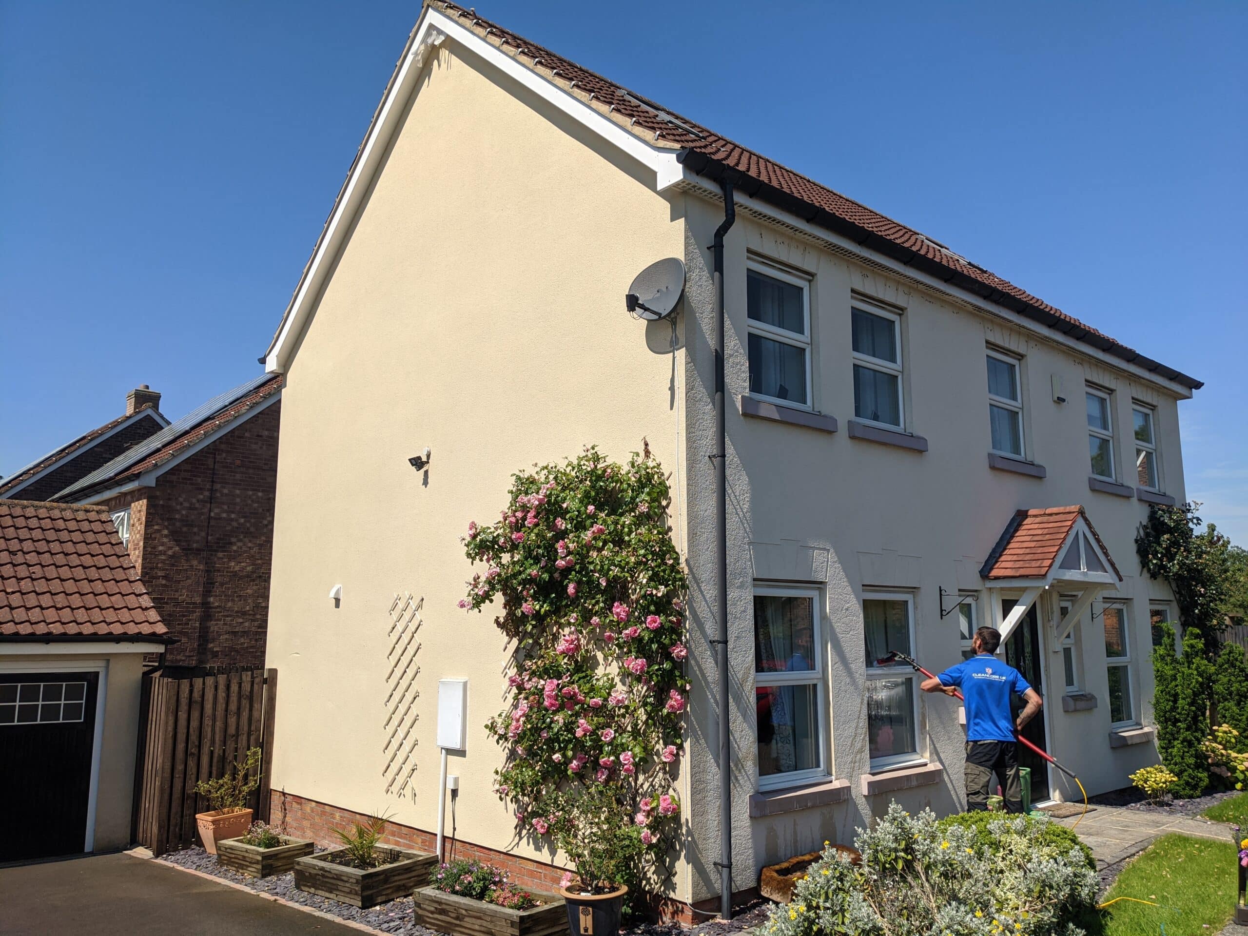 cleancore uk render cleaning after