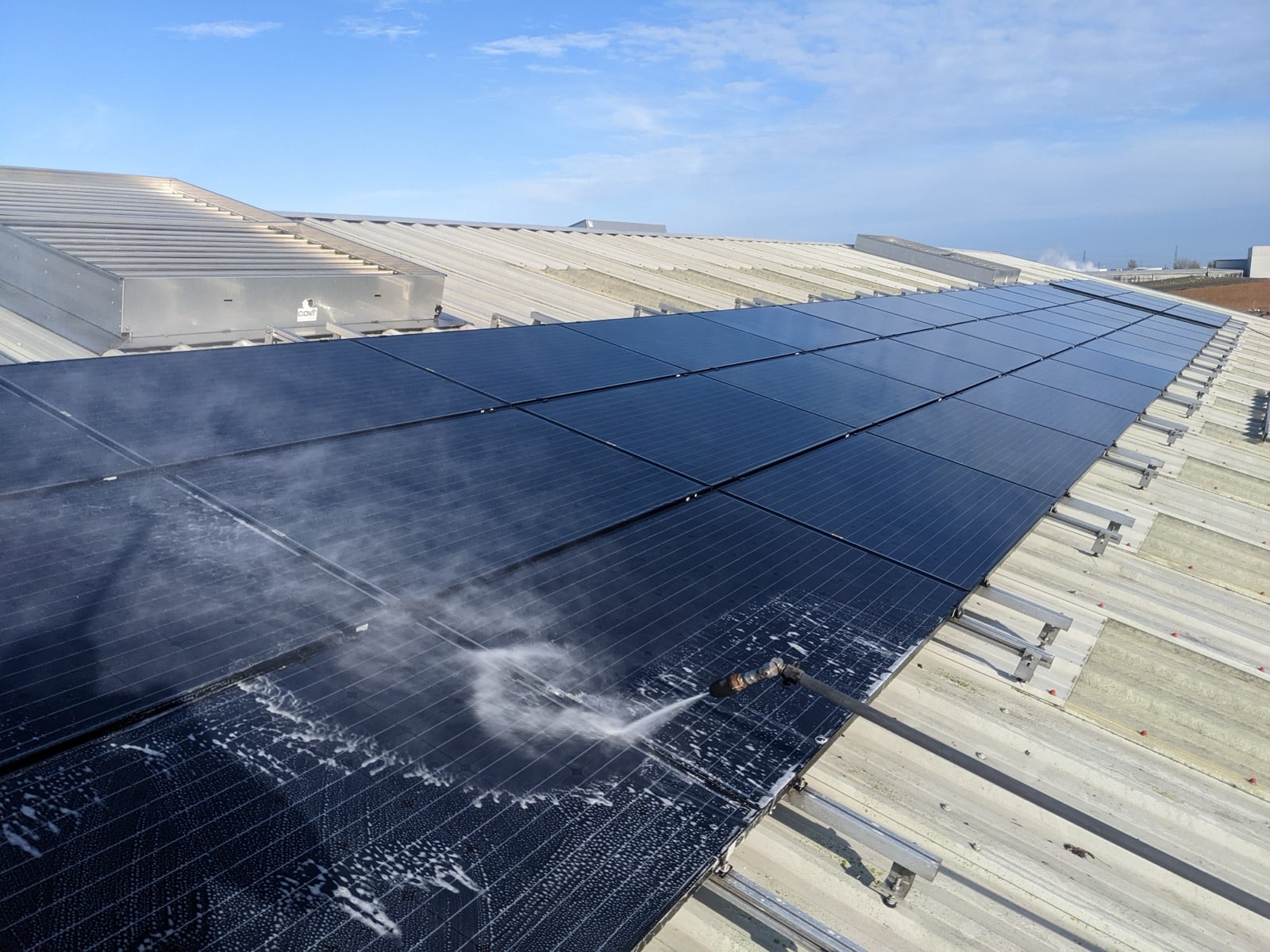 Solar panel cleaning York